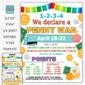 penny wars cash cow school pto fundraiser idea